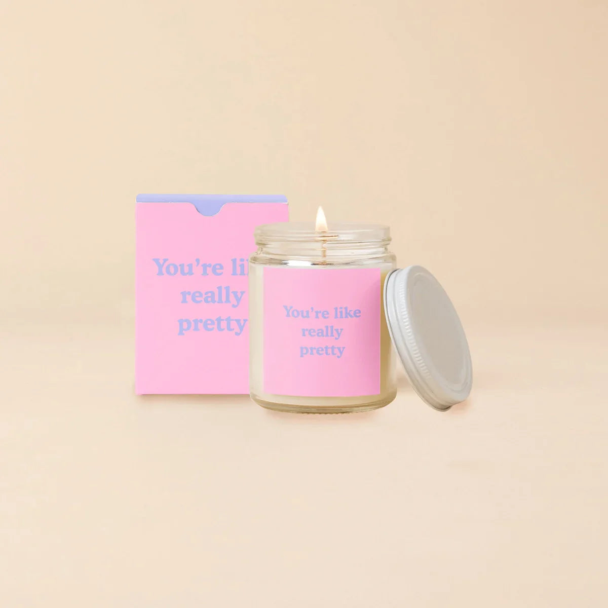 Talking Out of Turn Candle Jar with Lid