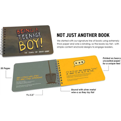 Papersalt Being a Teenage Boy - A Book of Guidance and Advice