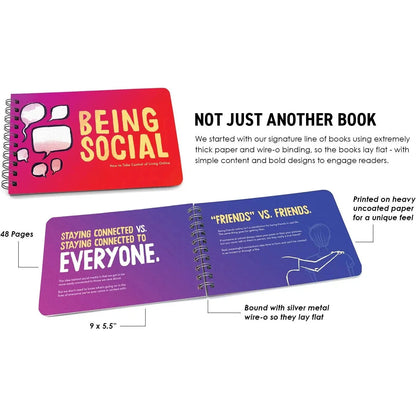 Papersalt Being Social - Social Media Help Book for Kids and Teens