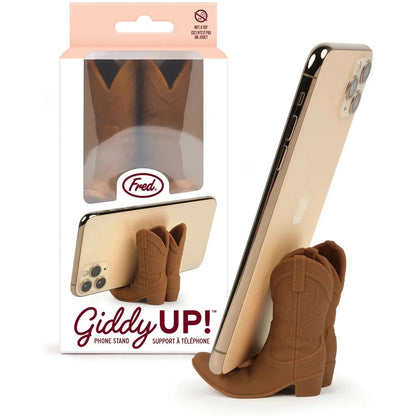 Fred & Friends Giddy Up Cowboy Boot Phone Stand
