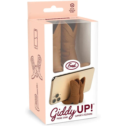 Fred & Friends Giddy Up Cowboy Boot Phone Stand
