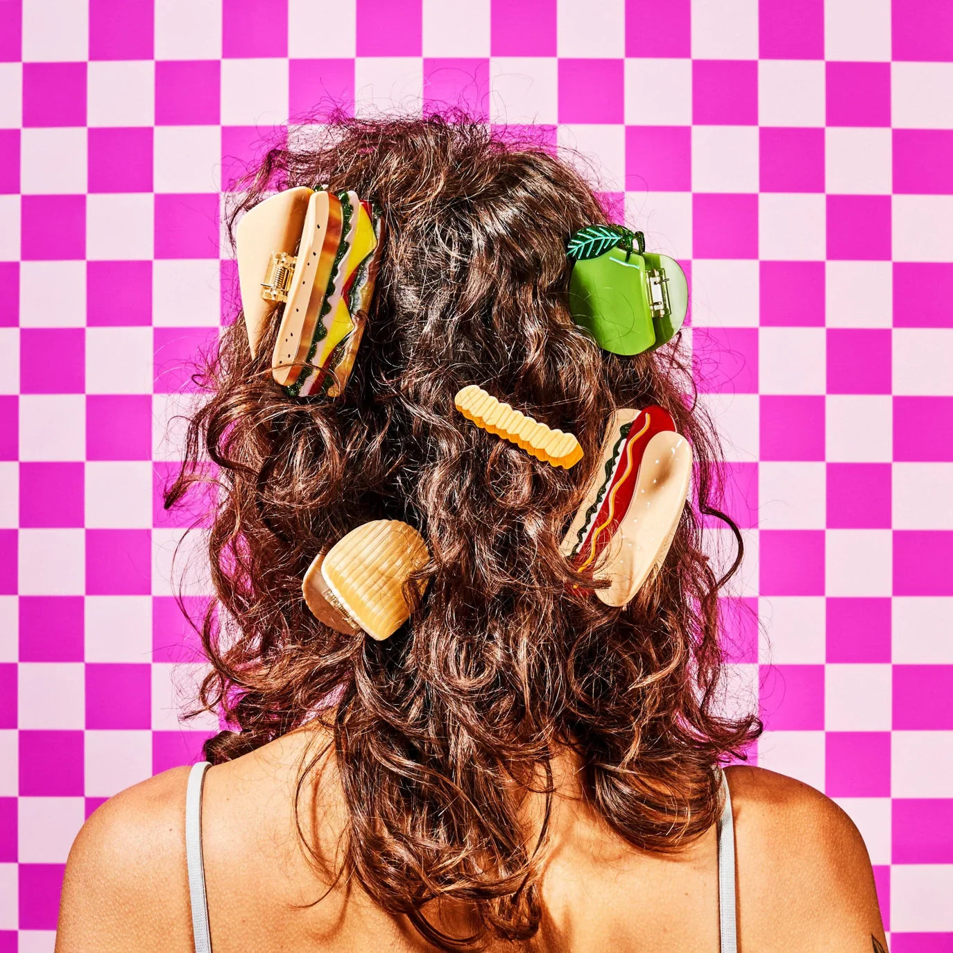 Jenny Lemons Crinkle Cut Fries Hair Clip Set