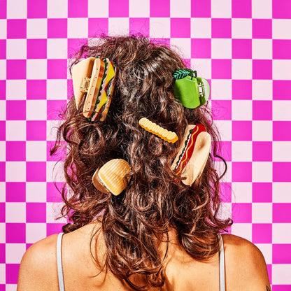 Jenny Lemons Crinkle Cut Fries Hair Clip Set