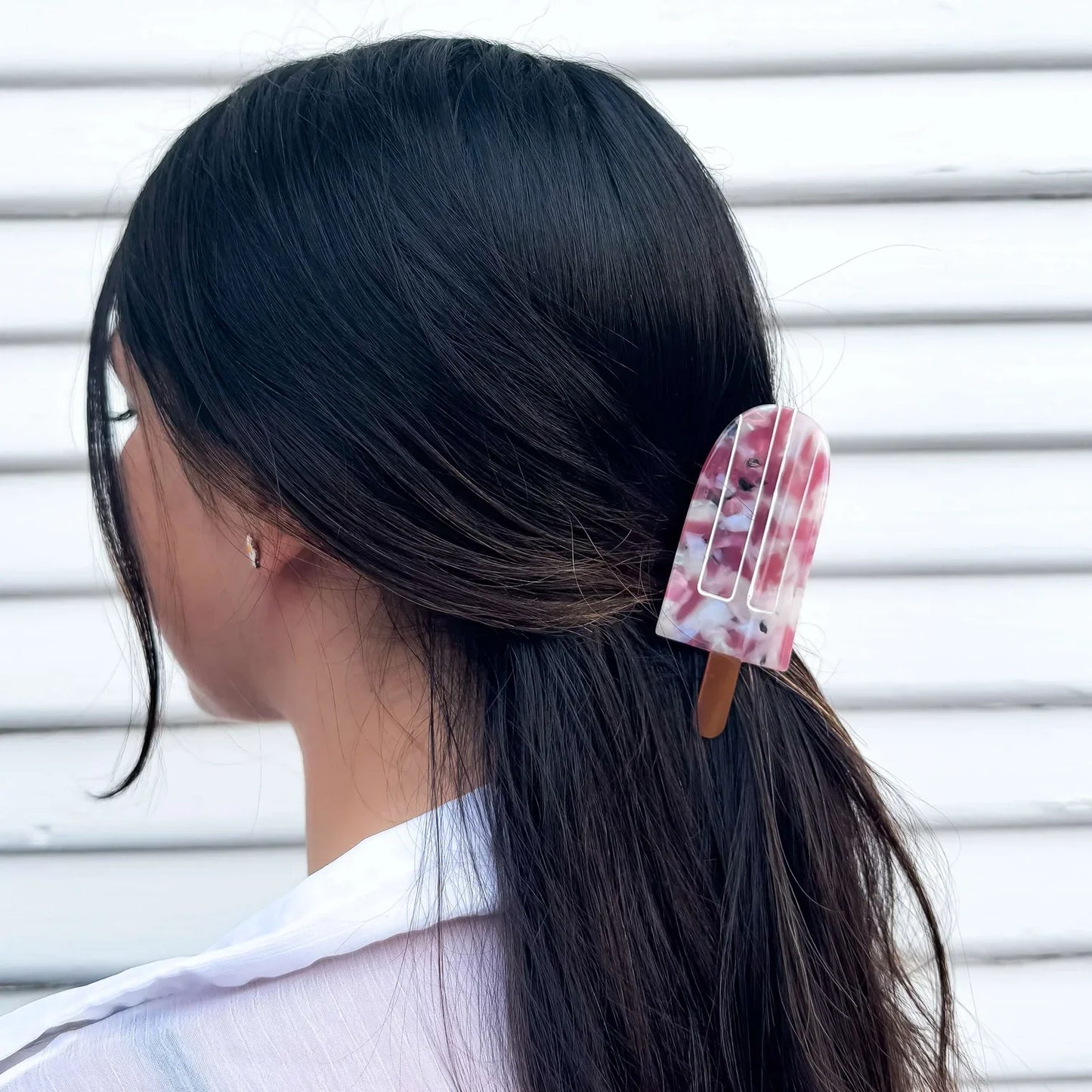 Jenny Lemons Large Strawberry Cream Paleta Hair Claw