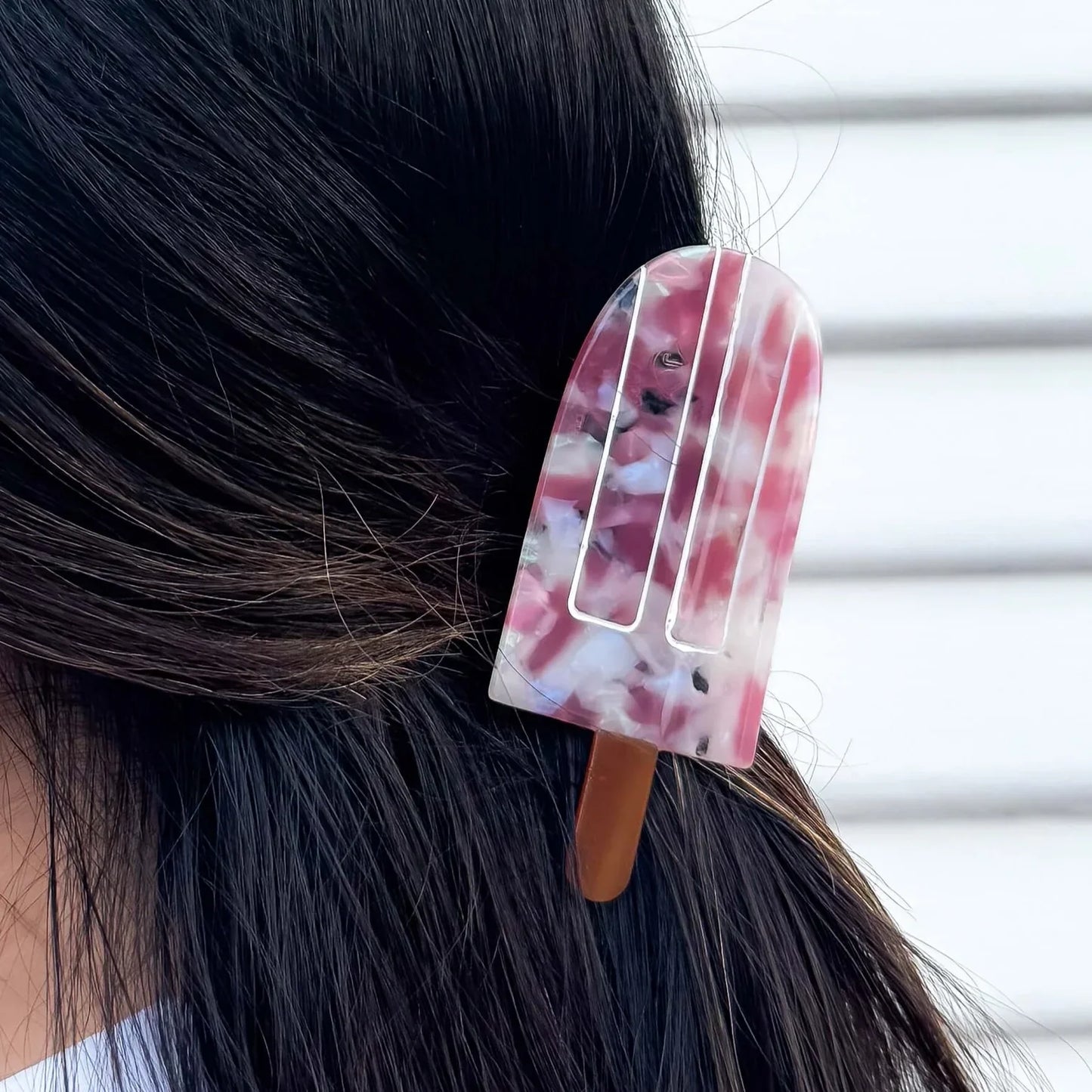 Jenny Lemons Large Strawberry Cream Paleta Hair Claw