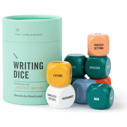 Two Tumbleweeds Writing Dice